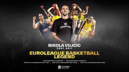 Nikola Vujicic to become official Euroleague basketball legend
